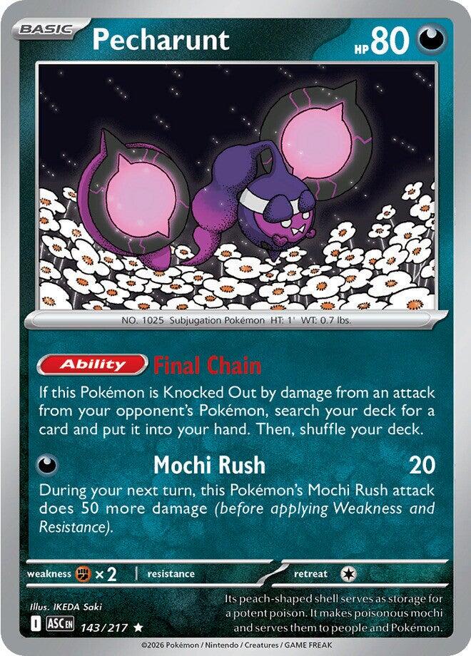Ascended Heroes Pecharunt [Ball] Pokémon card